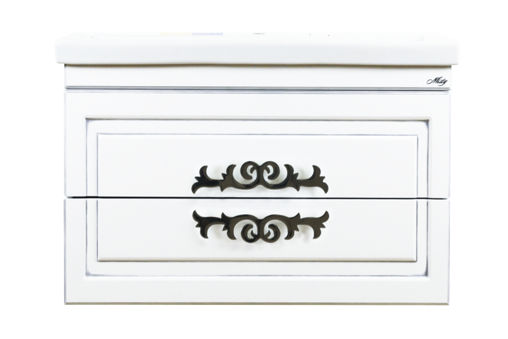 Тумба MISTY Дели - 100 подвесная с 2 ящ. c умывальником