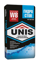 Обмазочная цементная гидроизоляция UNIS ГИДРОCTOП W8 18 кг