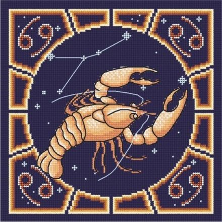 Набор для вышивки  "Рак"