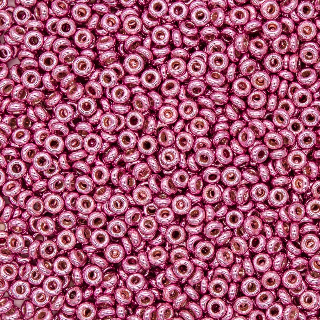 Японский бисер TOHO Demi 11/0 (№PF553), металлизированный, непрозрачный глянцевый