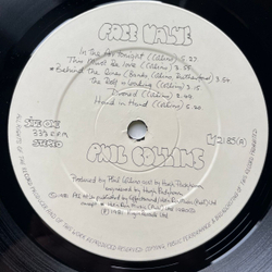 Винтажная виниловая пластинка LP Phil Collins Face Value (Англия 1981)