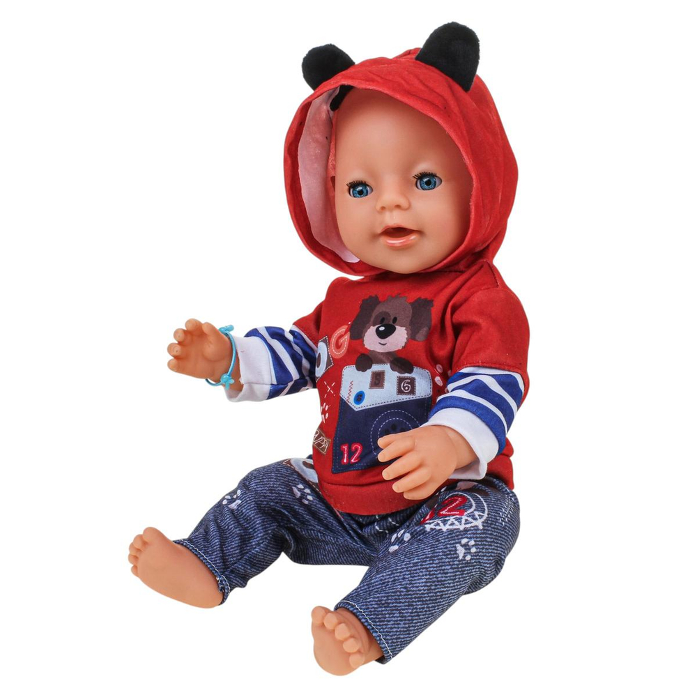 Пупс функциональный с аксесс., короб. BL038Q