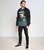 футболка ss bsc guess music poster GUESS - зеленый(M3RI39 KBDL0)