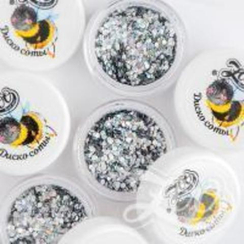 1335 Шестигранники микс "Диско соты" 2 г