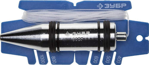 Отвес ЗУБР ″ЭКСПЕРТ″ строительный со шнуром и безопасным наконечником, 500 г