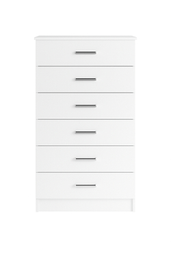 Комод высокий Катрин 4, белый