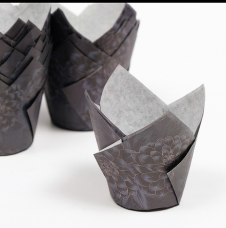 Форма для выпечки "Тюльпан", цветы, 5 х 8 см 12шт