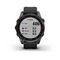 Garmin Fenix 7S Solar — серый корпус, черный силиконовый ремешок