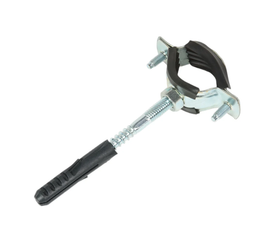 Оцинкованный хомут с резиновым уплотнителем Terma 3/4" 26-30 мм, с гайкой М8 24252 30903