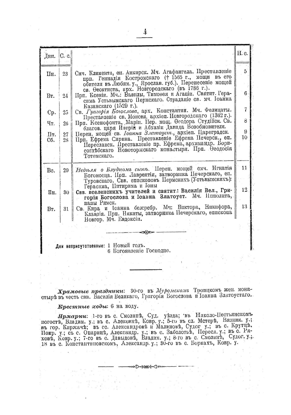Владимирский календарь и памятная книжка на 1906 год | Нет автора