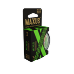Презервативы MAXUS Mixed №3 в пластиковом кейсе, набор X-Edition, 3 шт