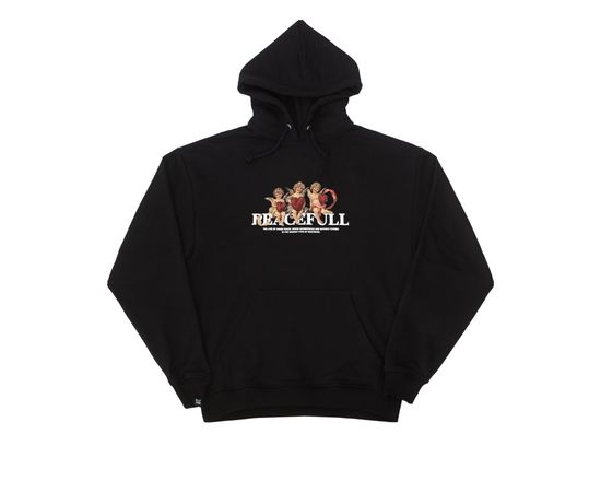 Худи HOOK Писфул футер чёрный