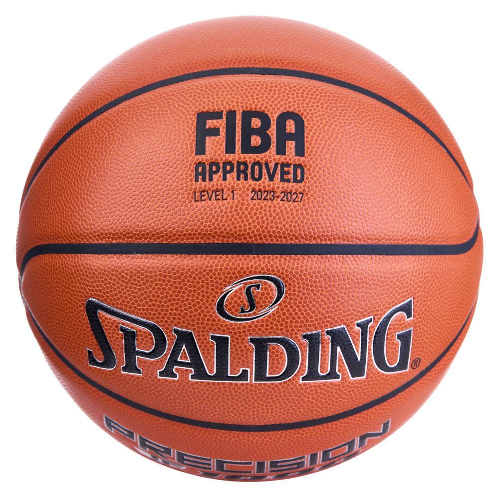 Мяч баск. SPALDING TF-1000 Precision 77526z, р.7, FIBA Appr,микр. zK-композит,нейл.корд, оранжевый