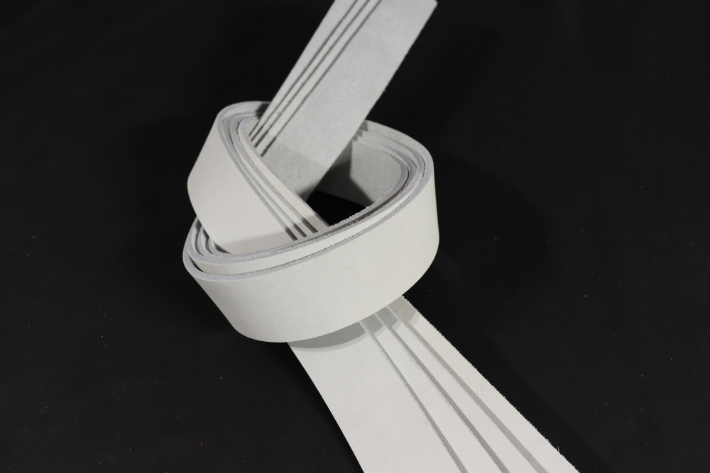 Ременная заготовка без окраса гладкая (хорошо красится)