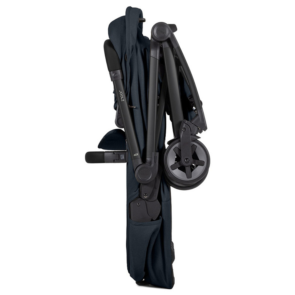 Коляска 2 в 1 Joolz Aer 2 с бампером Dark Navy Blue/Black Carbon