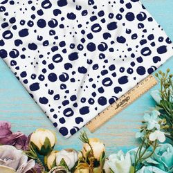 Ткань ниагара синие пузырьки