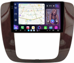 Магнитола для Chevrolet Tahoe 2006-2014 (рамка под дерево) - FarCar GX1174M монитор 9.5" 2K QLED на Android 14, TS20, 6+128Гб, CarPlay, 4G SIM-слот