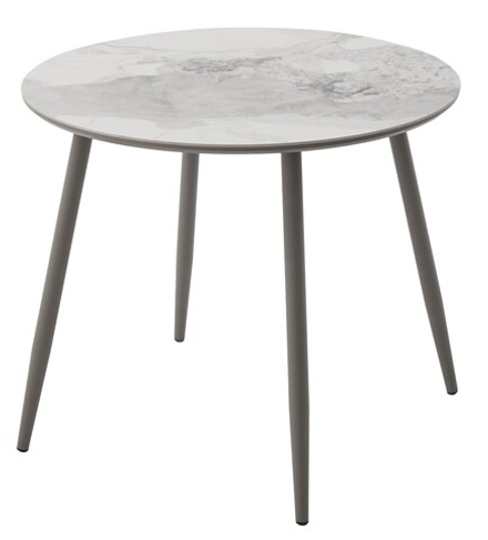 Стол МИЛТОН D89 PANDORA LIGHT, керамика / ЛАТТЕ каркас М-City