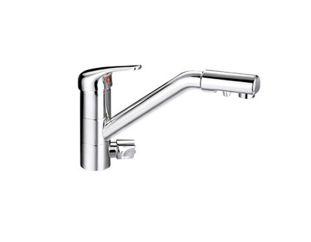 Кран DF-090  (смеситель для холодной / горячей воды совмещен с краном чистой воды), R