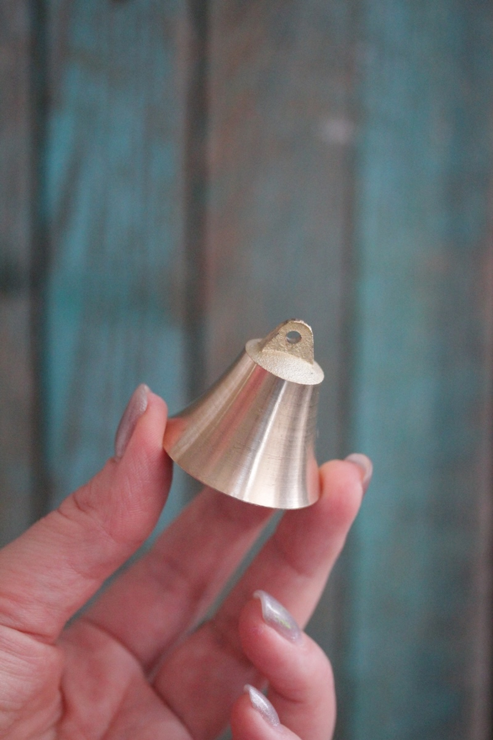 Колокольчик средний латунь 4х4 см (набор 3 шт)