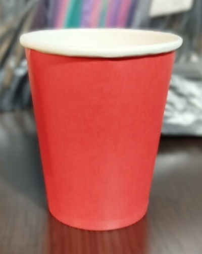 Стакан бумажный 250/290 ГН Красный  (50/1000) ВИРИДО