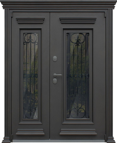 Стальная дверь "Grand Luxe". Заказная модель. 2100х1700