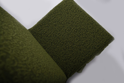 Чехол на стул с оборкой Жаккард, цвет Зеленый, Набор 2 шт.