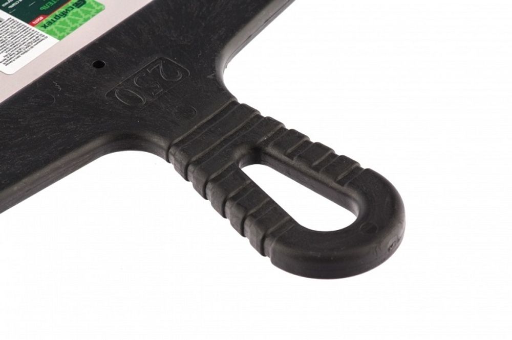 Шпатель из нержавеющей стали, 250 мм, зуб 8 х 8 мм, пластмассовая ручка Сибртех, 85474