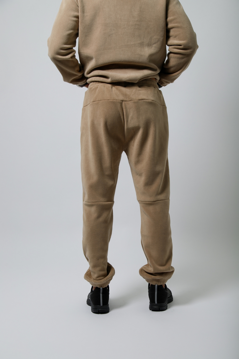 Штаны NIKE флис.5657В (беж.)