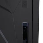 Стальная дверь "Обсидиан" 3D (биометрический замок Smart lock Y23). Заказная модель.