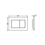 Комплект для установки подвесного унитаза TECEbase 2.0 панелью смыва TECEnow Белая (9400413)