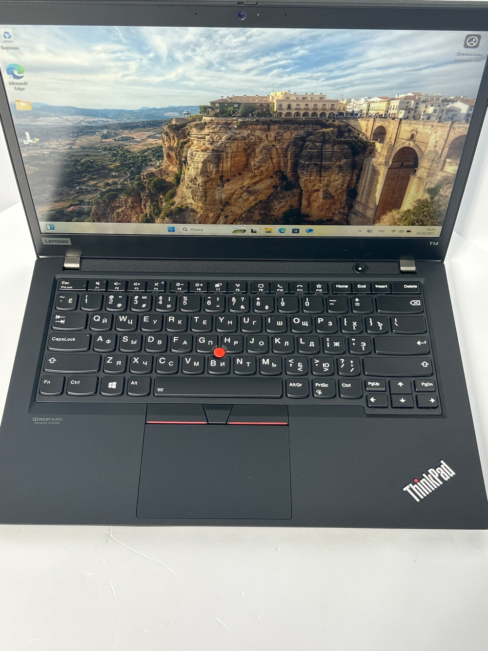 Ноутбук Lenovo ThinkPad T14 Gen 1 (20S1S91W02) 14"/Intel Core i5-10310U/RAM 8GB/256GB SSD/Intel UHD Graphics/1920x1080 IPS/Windows 11/Подсветка кл-ры:LED/Цвет: чёрный. Состояние: B1