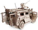 Деревянный конструктор, сборная модель Lemmo Бронеавтомобиль Лигер