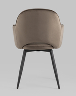 Стул Венера вращающийся велюр коричневый