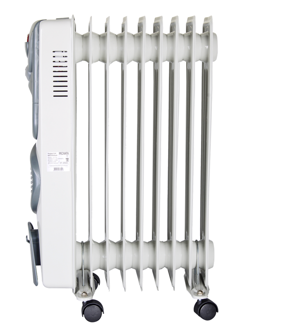 Масляный радиатор Ресанта ОМ-9АВ с вентилятором