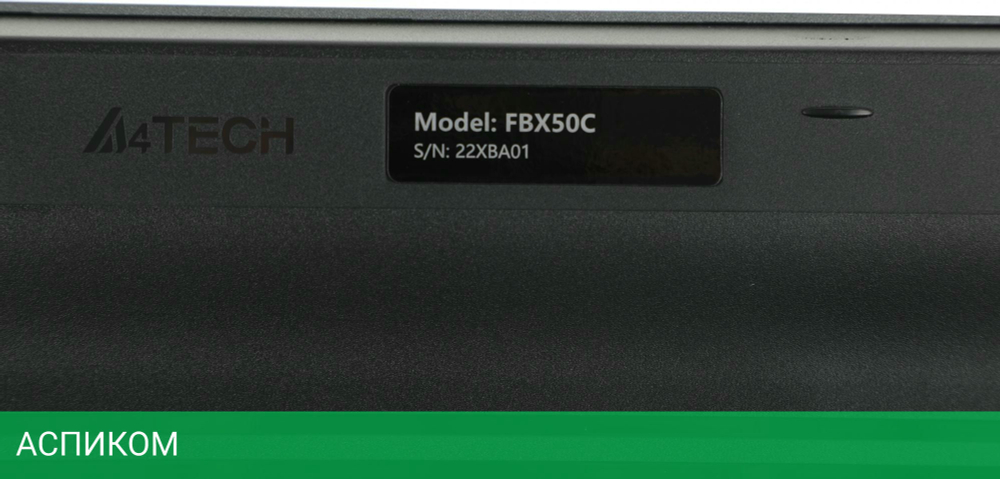 Клавиатура A4Tech Fstyler FBX50C серый