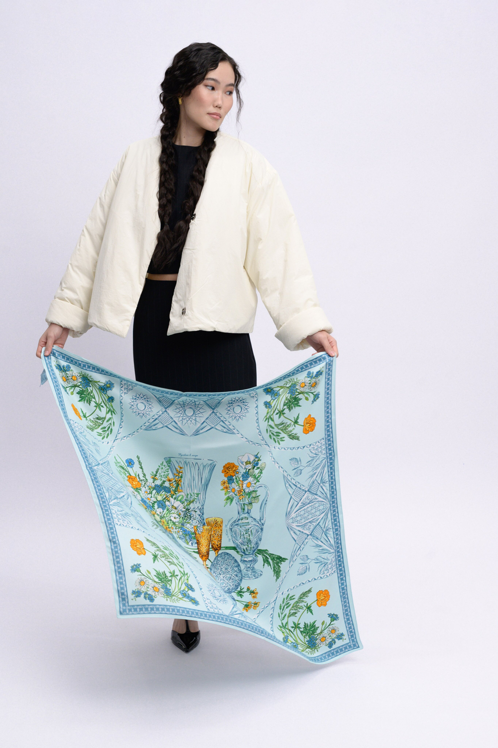 Платок «Мелодия хрусталя»