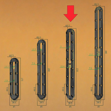 Планка Т-паз салазки 358мм (VIN-TYQ-003-DG2)