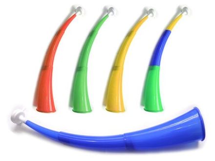 Дудка для болельщика. Длина 58 см, диаметр раструба 9 см. :DU-NJ-L