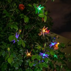 USL-S-123-PT4000 Садовая гирлянда на солнечной батарее Dragonflies. Серия Special