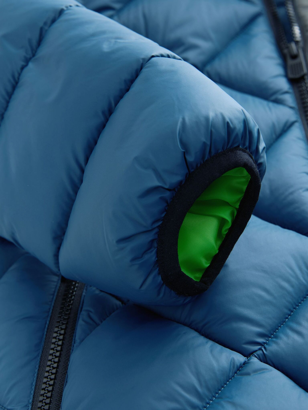 Куртка стеганая с капюшоном для мальчика Next Q61-576, Синий