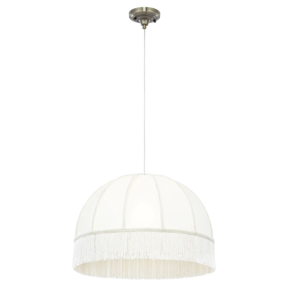 Citilux Базель CL407031 Подвесной светильник бронза с бежевым абажуром