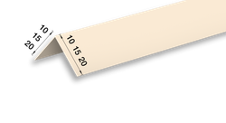 Угол ПВХ 008 Слоновая кость 10х10х2700 мм