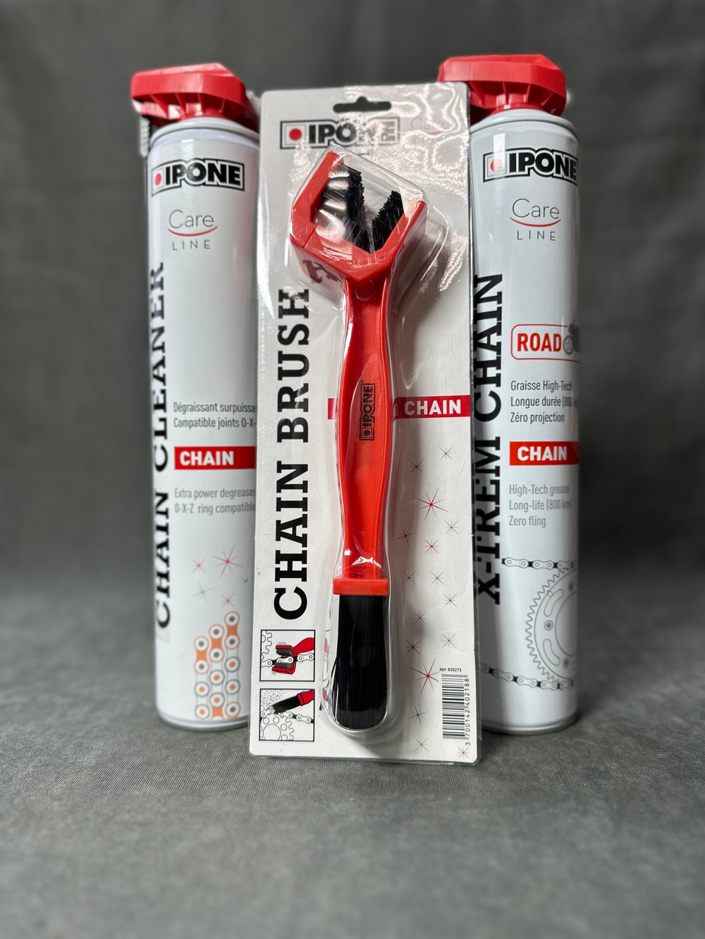 Набор для ухода за цепью IPONE ROAD CHAIN CARE, 2x750 мл