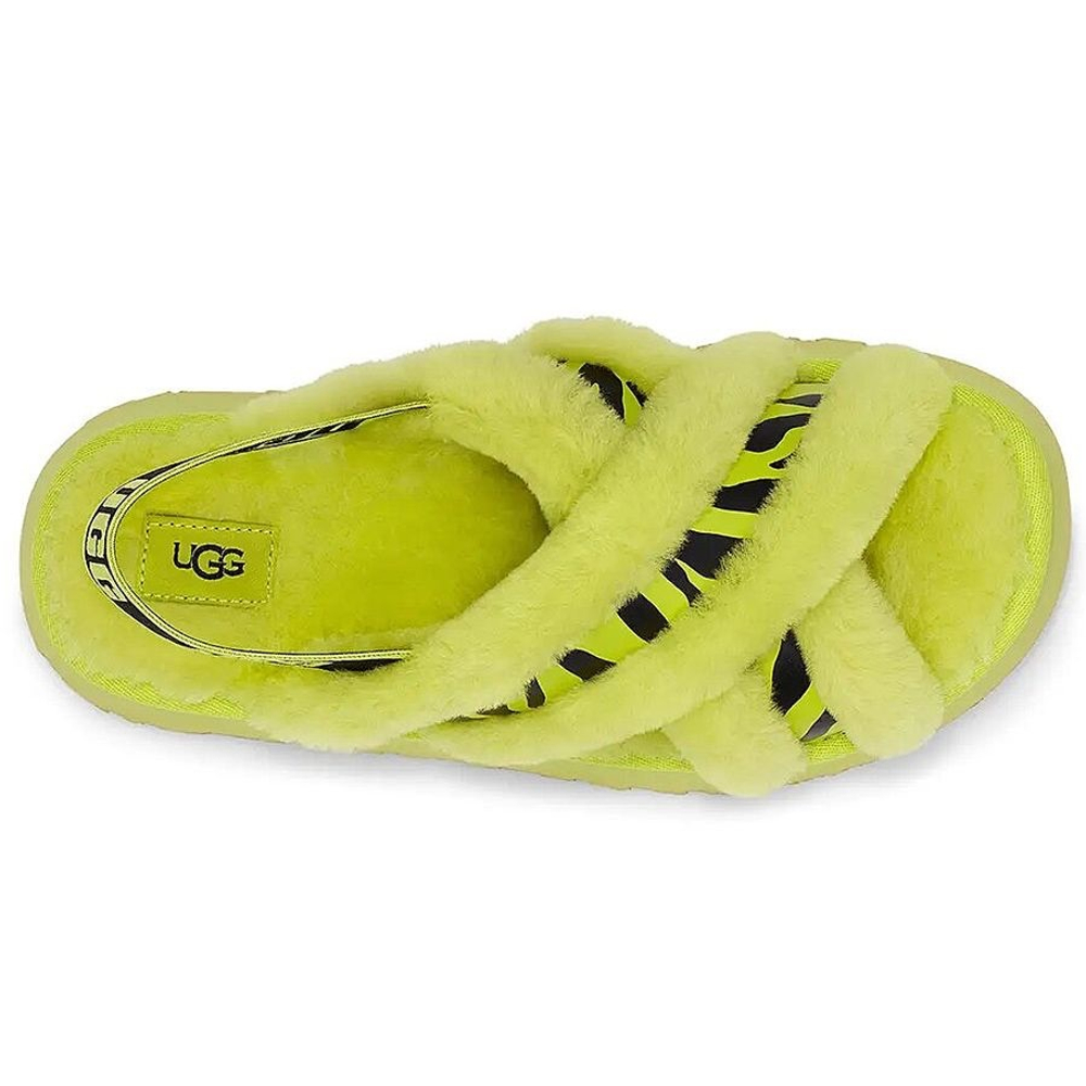 UGG Disco Cross Slide Key Lime