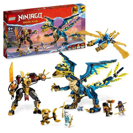 LEGO Ninjago — Дракон стихий против меха Императрицы 71796