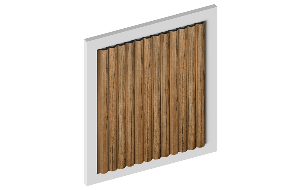 Стеновая панель HiWood декорированная, 270x12 см