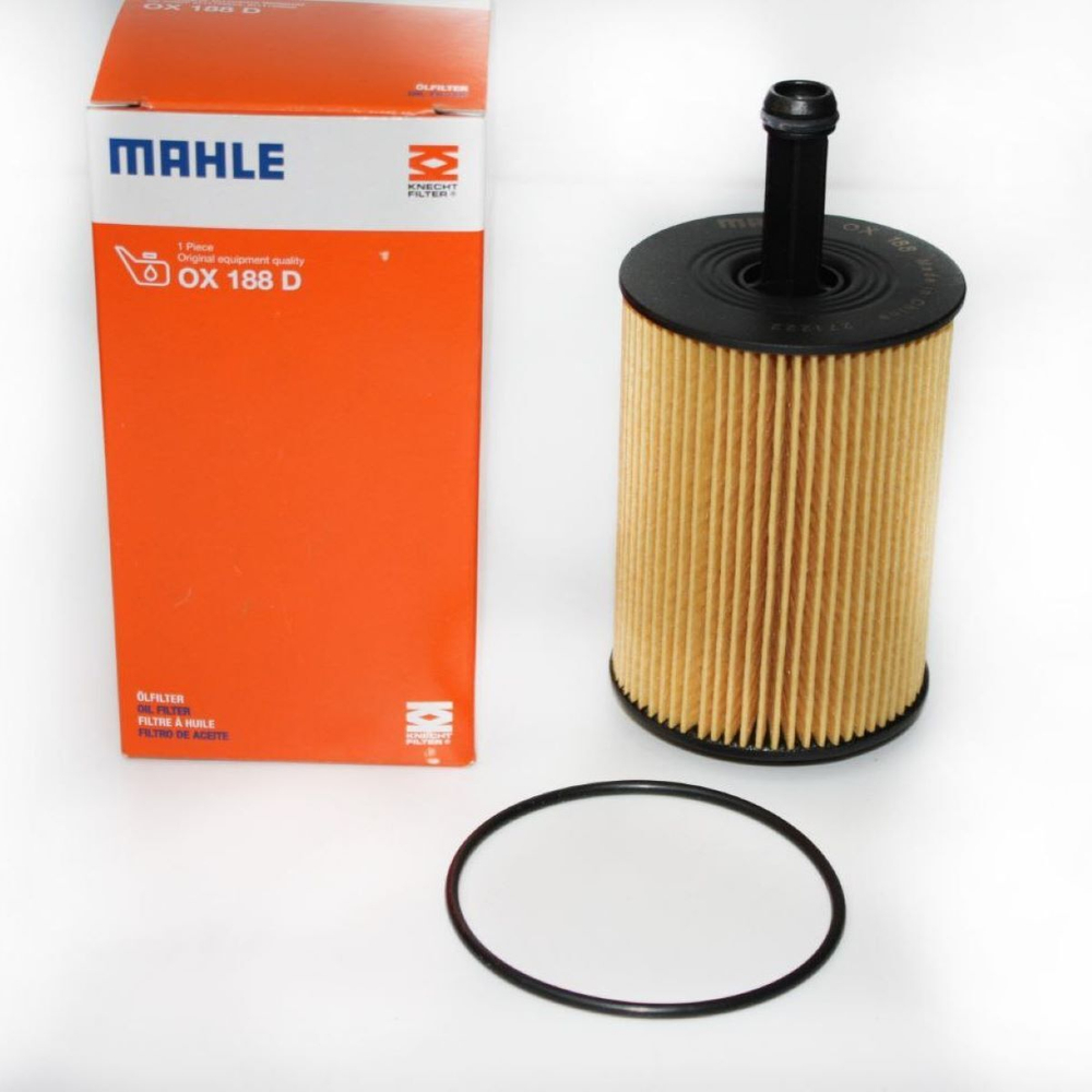 Фильтр масляный (картридж) MAHLE OX188D для VW, Audi, Skoda / Фольксваген, Ауди, Шкода