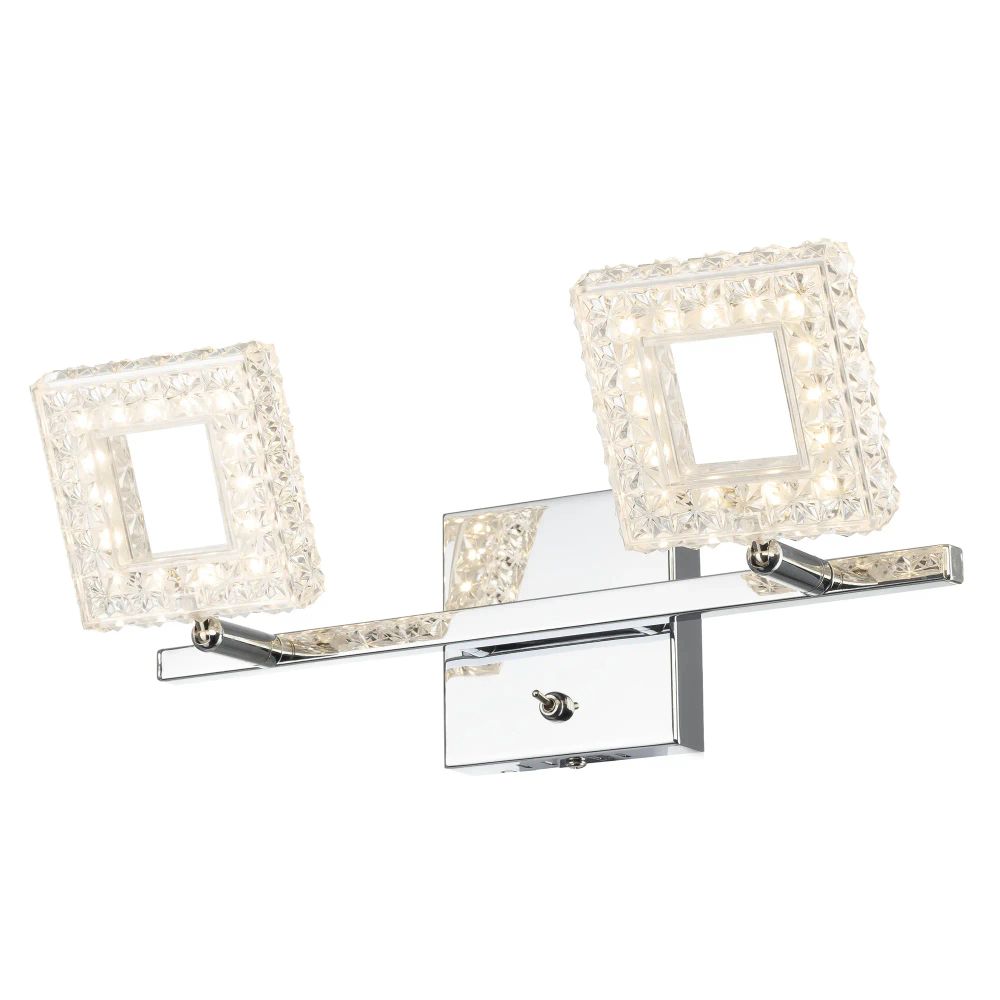 Citilux Кристалино CL559621 LED Спот поворотный с выключателем Хром