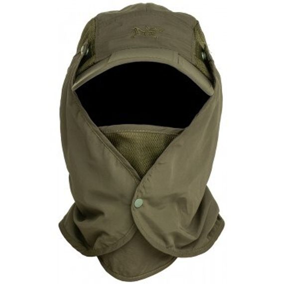 Бейсболка Helios с защитой шеи и лица (олива)